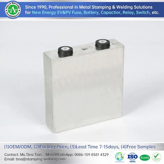 Batterietui for stempling av aluminium