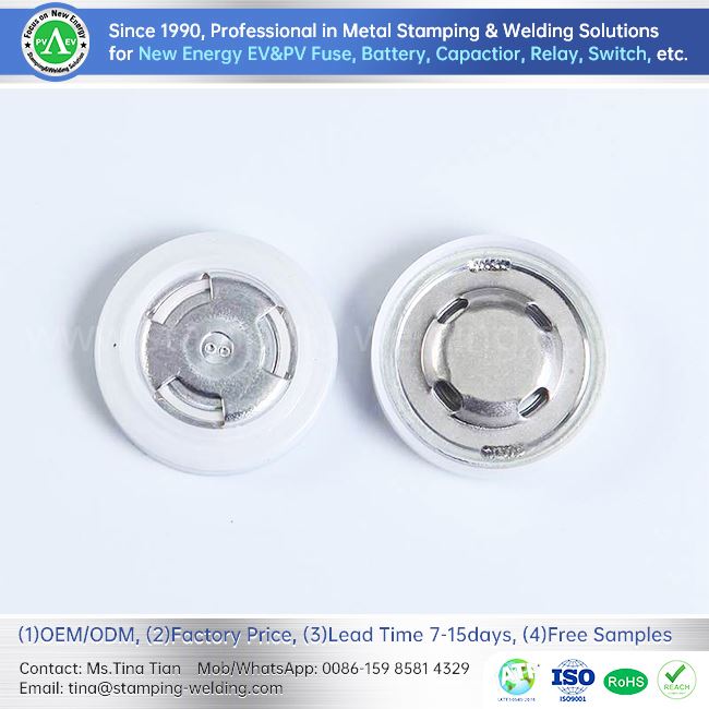 Safety Valve For Round Lithium Battery
