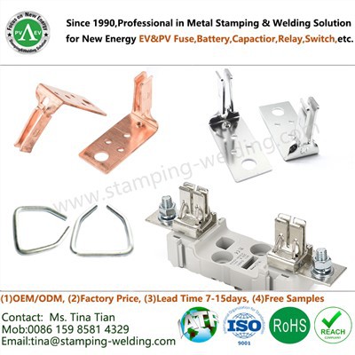 Kobberholder for sikringsbaser