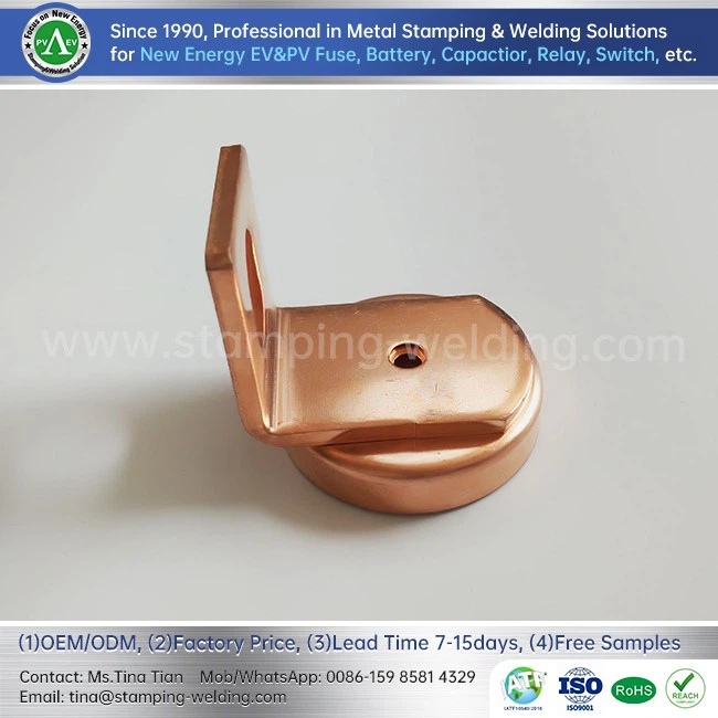 Copper Contact Cap for EV Fuse