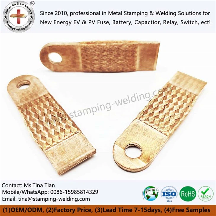 Lav-til-medium spennings fleksible kobberkontakter