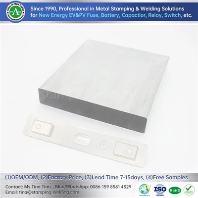 Strømbatteri Prismatisk aluminiumskoffert
